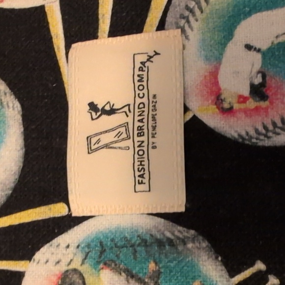 Fashion Brand Company Baseball Linen Tote - Picture 2 of 3